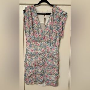 NWT ZARA floral mini dress size XXL